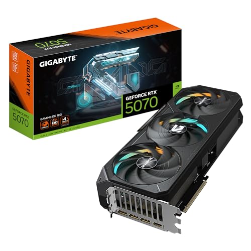 GIGABYTE GeForce RTX 5070 Ti GAMING OC 16GB GDDR7 DLSS4 1*HDMI/3*DisplayPort PCi Ex 5.0 16x Gigabyte
