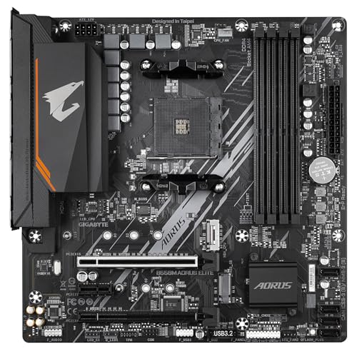 Gigabyte B550M Aorus Elite AMD B550 4*DDR4 2*M.2 4*SataIII skAM4 DVI/HDMI mATX Gigabyte