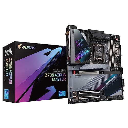 GIGABYTE Z790 AORUS Master Intel Z790 4*DDR5 5*M.2 4*SataIII sk1700 DisplayPort E-ATX Gigabyte