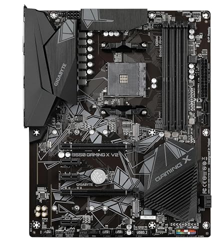 Gigabyte B550 Gaming X V2 AMD B550 4*DDR4 2*M.2 4*SataIII skAM4 DVI/HDMI ATX Gigabyte