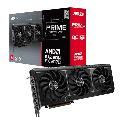 Asus Prime Radeon RX 9070 OC Edition 16GB GDDR6 HDMI/3*DisplayPort PCi Ex 5.0 16x ASUS