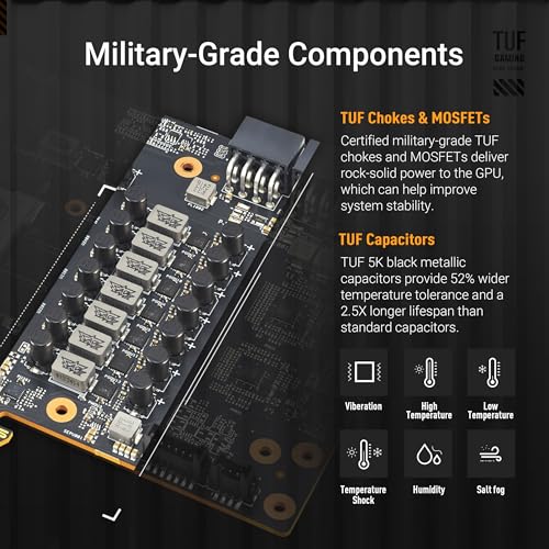 ASUS TUF Radeon RX 9070 XT OC Edition 16GB GDDR6 HDMI/3*DisplayPort PCi Ex 5.0 16x ASUS