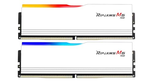 G.Skill Ripjaws M5 RGB 32GB Kit 2x16GB DDR5 6000MHz CL30 White GSKILL