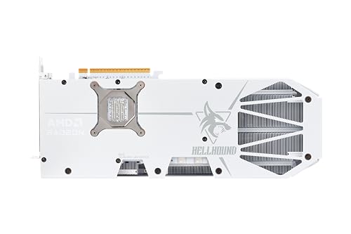 PowerColor Hellhound Spectral White Radeon RX 9070 XT 16GB GDDR6 HDMI/3*DisplayPort PCi Ex 5.0 16x Powercolor