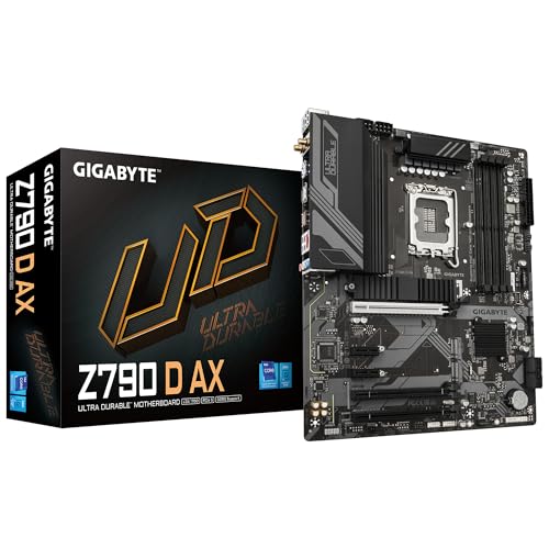 GIGABYTE Z790 D AX Intel Z790 4*DDR5 3*M.2 4*SataIII sk1700 HDMI/DisplayPort ATX Gigabyte