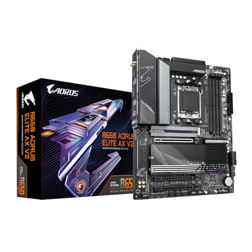 Gigabyte B650 Aorus Elite AX V2 AMD B650 4*DDR5 3*M.2 4*SataIII AM5 HDMI/DisplayPort ATX Gigabyte