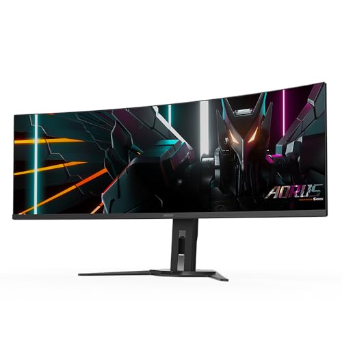 Gigabyte AORUS CO49DQ Monitor 49" OLED 144Hz DQHD 0,03ms Multimediale hub USB 2*HDMI/DisplayPort Gigabyte