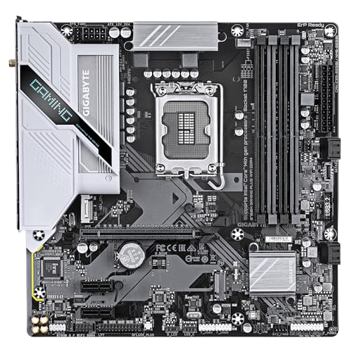 GIGABYTE B760M Gaming Plus Wi-Fi DDR4 Intel B760 4*DDR4 2*M.2 4*SataIII sk1700 HDMI/DisplayPort mATX Gigabyte