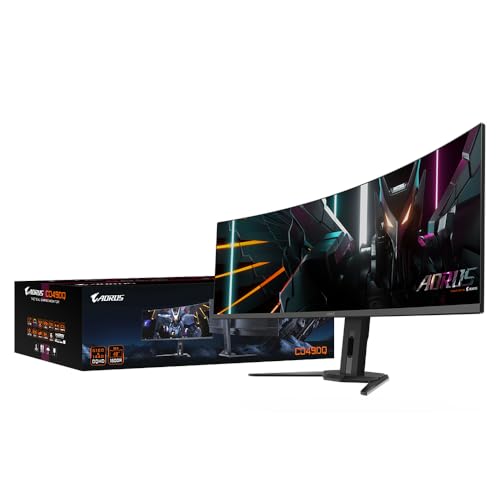 Gigabyte AORUS CO49DQ Monitor 49" OLED 144Hz DQHD 0,03ms Multimediale hub USB 2*HDMI/DisplayPort Gigabyte