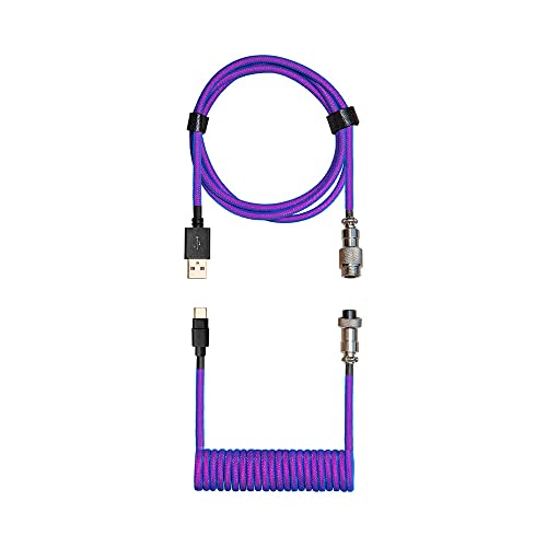 Cooler Master Coiled Keyboard Cable Blue Purple COOLER MASTER