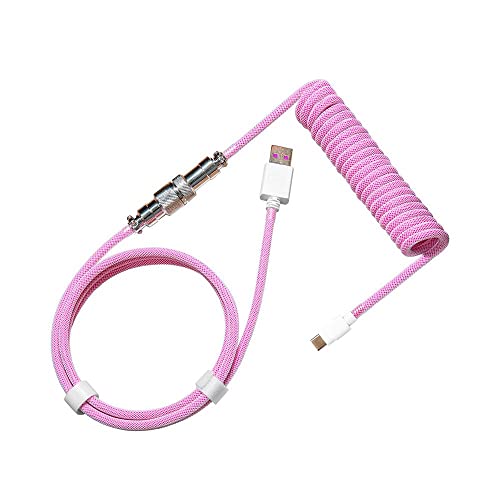 Cooler Master Coiled Keyboard Cable Magenta COOLER MASTER