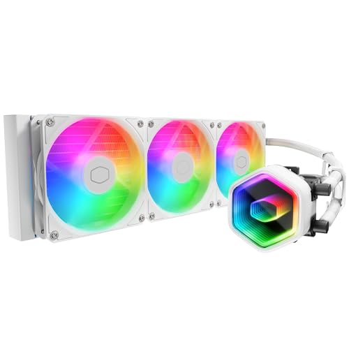 Cooler Master MasterLiquid 360 Core II White ARGB CPU Liquid cooler Intel 1851/1700/1200 AMD AM5/AM4 COOLER MASTER