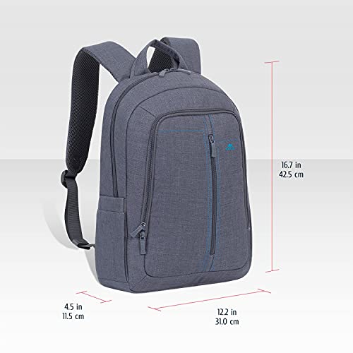 Rivacase 7560 Zaino per Notebook 15.6" Grigio RIVACASE