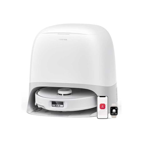 Roborock Qrevo Curv White Aspirapolvere Robot con Navigazione Intelligente e Stazione di Pulizia RoboRock