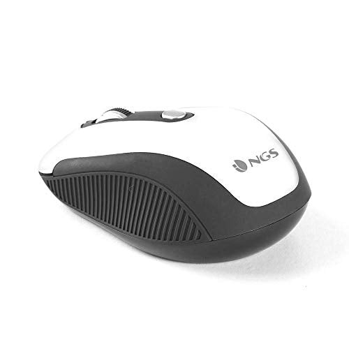 NGS White Haze Mouse Ottico 1600Dpi Wireless Nero/Bianco NGS