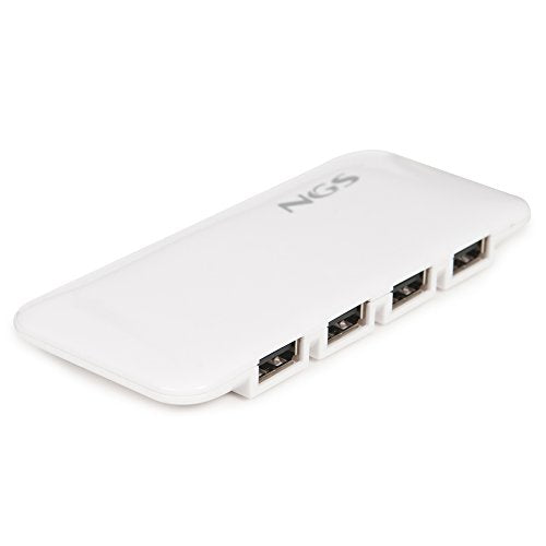 NGS IHUB 7 iReader Card USB 2.0 7 porte. Colore Bianco NGS