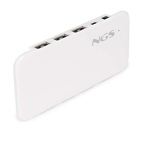 NGS IHUB 7 iReader Card USB 2.0 7 porte. Colore Bianco NGS