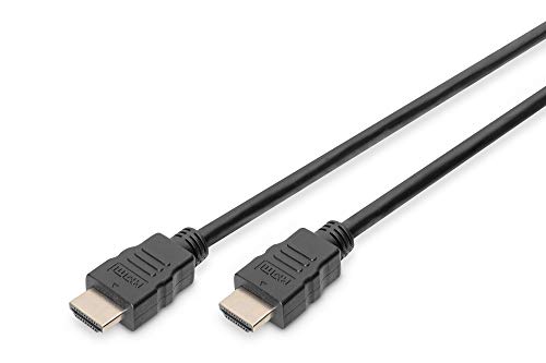 CAVO DIGITUS HDMI TO HDMI, M/M, 1MT, CONNETTORI DORATI, NERO, AK330107010S - Disponibile in 2-4 giorni lavorativi DIGITUS