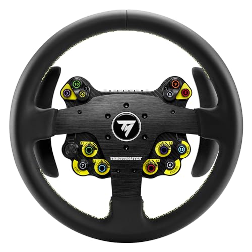 Thrustmaster Evo Racing 32R Leather Add-On 25 Tasti Xbox One/ Xbox Series/PC/PS4/PS5 Nero Thrustmaster