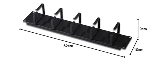 Digitus listello passacavi per armadio rack 19" 2U DIGITUS