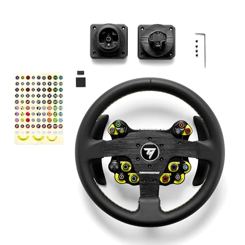 Thrustmaster Evo Racing 32R Leather Add-On 25 Tasti Xbox One/ Xbox Series/PC/PS4/PS5 Nero Thrustmaster