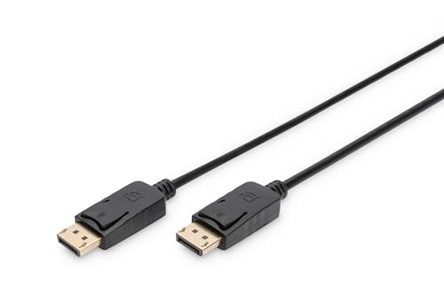 CAVO DIGITUS DISPLAYPORT 1.2 TO DP, M/M, 2MT, 4K, NERO, AK340100020S - Disponibile in 2-4 giorni lavorativi DIGITUS