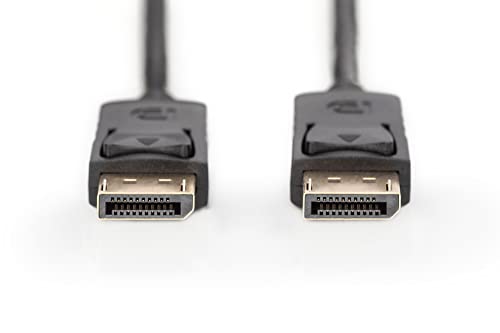 CAVO DIGITUS DISPLAYPORT 1.2 TO DP, M/M, 2MT, 4K, NERO, AK340100020S - Disponibile in 2-4 giorni lavorativi DIGITUS