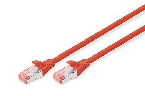 Digitus cavo di rete SFTP cat 6 doppia schermatura 50cm Rosso DIGITUS