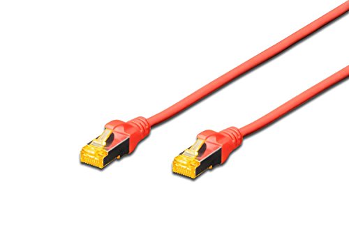 Digitus DK1644A005R Cavo Patch RJ45 Cat6A Doppia Schermatura 0.5m Rosso DIGITUS