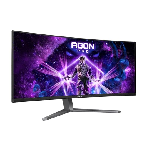 AOC Agon Pro AG346UCD Monitor Curvo 34" QD-OLED 175Hz WQHD 0,03ms Multimediale Hub USB 2*HDMI/DisplayPort AOC