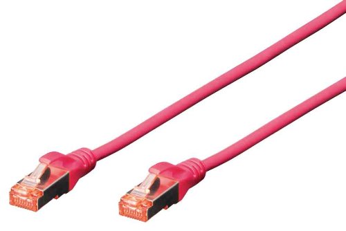 Digitus cavo di rete SFTP cat 6 doppia schermatura 50cm Rosso DIGITUS