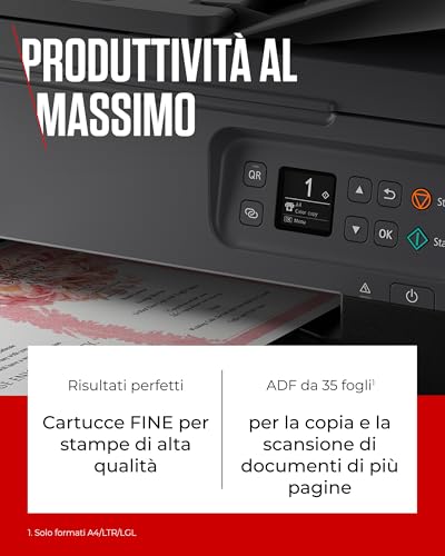 Canon Pixma TS7450i Stampante Multifunzione Inkjet a colori Stampa/Copia/Scan A4 Wi-Fi 13ppm - Disponibile in 2-4 giorni lavorativi CANON