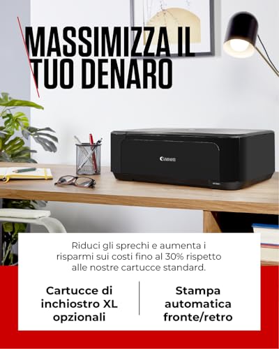 Canon PIXMA MG3650S Multifunzione InkJet a Colori Stampa/Copia/Scan A4 Wi-Fi 5.7ipm Nero CANON