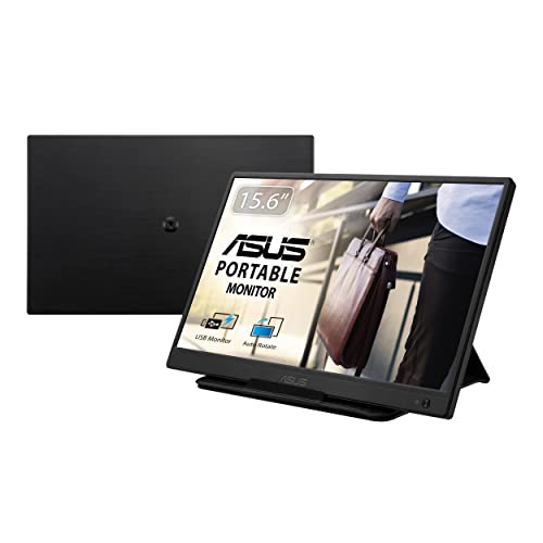 MONITOR ASUS PORTATILE LED 15.6" Wide MB165B 1366x768 10ms 220cd/m² 500:1 USB - Disponibile in 2-4 giorni lavorativi ASUS