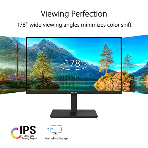 Asus VA24ECPSN Monitor 24" IPS 75Hz FullHD 5ms RJ45 A-Sync Multimediale Type-C HDMI - Disponibile in 2-4 giorni lavorativi ASUS