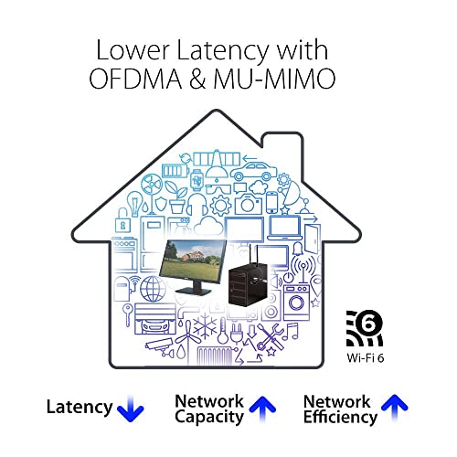 ASUS PCE-AX1800 Scheda di rete Wi-Fi/Bluetooth Wireless AX Dual Band 1800Mbps PCI Ex 1x - Disponibile in 2-4 giorni lavorativi ASUS