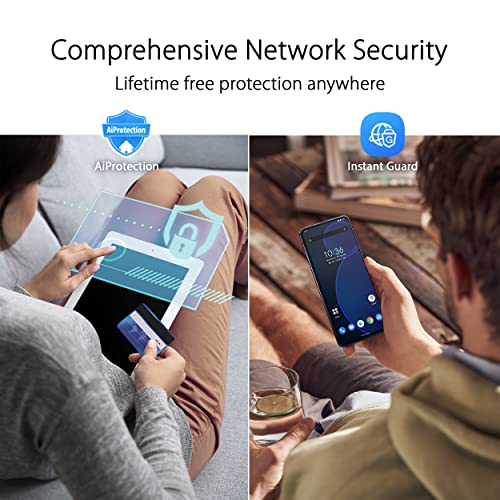 Asus ROG Rapture GT6 AiMesh Router Wireless AX 10000Mbps TriBand 1-Pack Nero ASUS