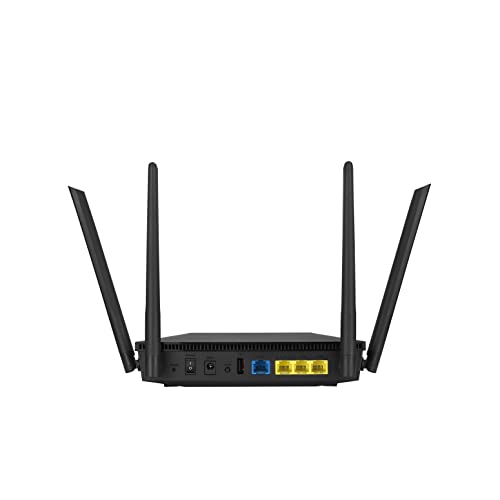 Asus RT-AX1800U Router Wireless AX 1800Mbps Dual band Nero - Disponibile in 2-4 giorni lavorativi ASUS