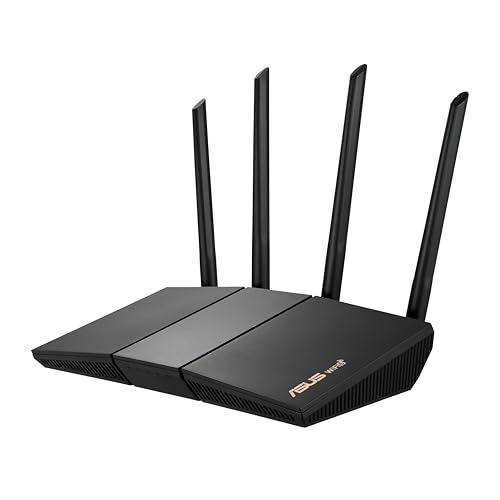 Asus RT-AX57 Router Wireless AX 3000Mbps Dual-band Nero - Disponibile in 2-4 giorni lavorativi ASUS