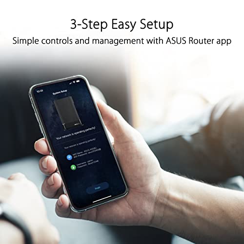 Asus RT-AX59U Router Wireless AX 4200Mbps Dual-band Nero - Disponibile in 2-4 giorni lavorativi ASUS