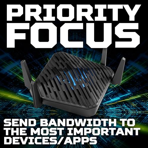 Acer Predator Connect W6D Wi-Fi 6 Router Gigabit Wi-Fi AX Dual Band 6.5Gbps Acer