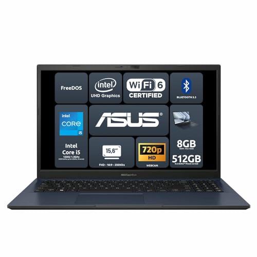 ASUS ExpertBook B1 Intel Core i5-1335U 8GB Intel Iris Xe Graphics 512GB 15.6" Full HD No OS ASUS