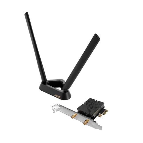 ASUS PCE-BE92BT Scheda di Rete Wi-Fi/Bluetooth Wireless BE Tri-Band 5764Mbps PCI-E - Disponibile in 2-4 giorni lavorativi ASUS