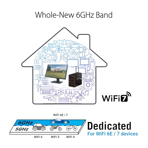 ASUS PCE-BE92BT Scheda di Rete Wi-Fi/Bluetooth Wireless BE Tri-Band 5764Mbps PCI-E - Disponibile in 2-4 giorni lavorativi ASUS
