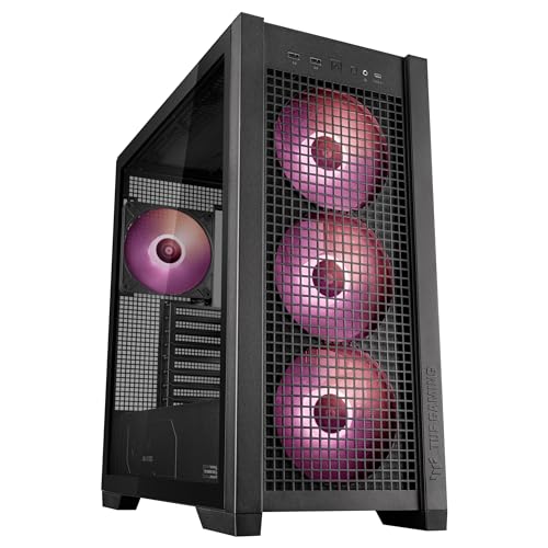 Asus TUF Gaming GT302 ARGB Black Mid Tower No-Power Vetro Temperato E-ATX/ATX/mATX/minITX ASUS