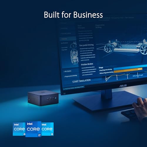 ASUS NUC 13 Pro i7-1360P Intel Iris Xe Graphics Wi-Fi 6/Bluetooth No OS - PC Barebone ASUS