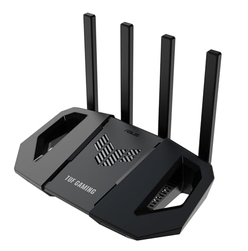 Asus TUF-BE3600 Router Wireless 7 3600Mbps Dual-band Nero - Disponibile in 2-4 giorni lavorativi ASUS