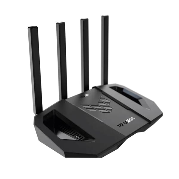 Asus TUF-BE3600 Router Wireless 7 3600Mbps Dual-band Nero - Disponibile in 2-4 giorni lavorativi ASUS