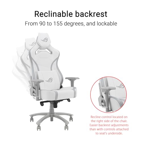 ASUS ROG Chariot X Core LSL301CW Gaming Chair Bianco ASUS