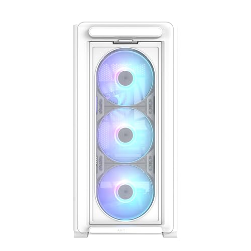 ASUS A23 Plus TG White ARGB Mini Tower No-Power Vetro Temperato minITX/mATX ASUS